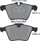 Textar Brake Pad Set - 2407903