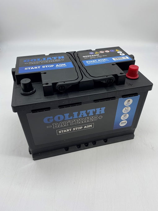 Goliath G096AGM 70Ah 760A Start Stop Battery - 3 Year Warranty (5431375593625)