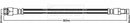 Borg & Beck Brake Hose  - BBH8196 fits Mit Outlander II 2.2D 06-12