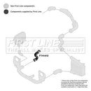 First Line Turbo Hose  - FTH1410 fits VAG Passat,Superb 1.9TDi 00-08