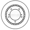 Borg & Beck Brake Disc Pair  - BBD4688 fits Suzuki Grand Vitara 99-05