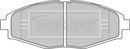Borg & Beck Brake Pad Set -  BBP1649 fits Daewoo Matiz 1998-