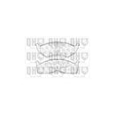 Quinton Hazell Brake Pad Set - BP1031