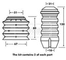 Borg & Beck Strut Protection Kit Part No -BPK7048