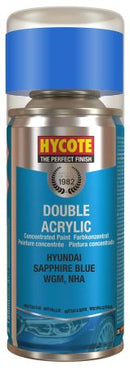 Hycote Double Acrylic Hyundai Sapphire Blue Metallic Spray Paint - 150ml