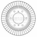 Borg & Beck Brake Disc Pair  - BBD4480 fits Mitsubishi Shogun V6 04/00-