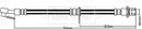 Borg & Beck Brake Hose  - BBH8033 fits Daihatsu Materia 10/06-