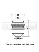 First Line Strut Protection Kit  - FPK7119 fits Vauxhall Astra IV / Zafira