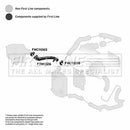 First Line Turbo Hose  - FTH1326 fits Mercedes Vito 110D 97-04