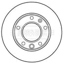 Borg & Beck Brake Disc Pair Part No -BBD5134