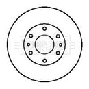 Borg & Beck Brake Disc Pair  - BBD5123 fits Ssangyong Musso, Korando