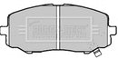 Borg & Beck Front Brake Pad Set - BBP2213 fits Hyundai i20 1.2 09/08-