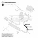 Borg & Beck Turbo Hose  - BTH1033 fits Fiat Doblo 1.3 MJTD 09-
