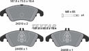 Mercedes-Benz, Brake Pad Set - Textar 2431001