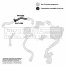 First Line Turbo Hose  - FTH1285 fits Ren 1.5Dci K9K 98-