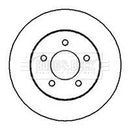 Borg & Beck Brake Disc Pair  - BBD4122 fits Chrysler Voyager 91-01