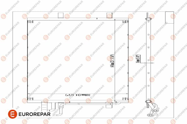 Eurorepar Air Conditioning Condenser - 1610159980