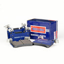 Borg & Beck Rear Brake Pad Set - BBP2482 fits Mercedes E Class E63 AMG 8/09-