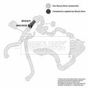 Borg & Beck Turbo Hose Part No -BTH1271