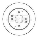 Borg & Beck Brake Disc Pair  - BBD5071 fits Rover,MG,Honda.91-