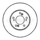 Borg & Beck Brake Disc Pair  - BBD4090 fits Honda CR-V 97- Shuttle 2.2 95-
