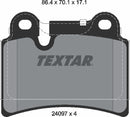 Textar Brake Pad Set - 2409701
