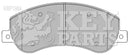Key Parts Brake Pad Set - KBP1964 fits Ford Transit 06- RWD
