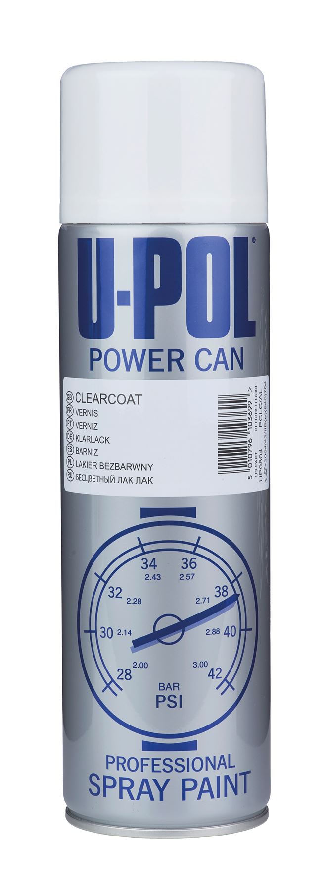 UPol Power Can Clear Coat Aerosol 500ml