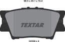 Lexus Toyota, Brake Pad Set - Textar 2433801
