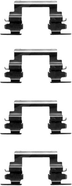 Textar Brake Pad Fitting Kit - 82507300