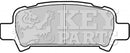 Key Parts Brake Pad Set - KBP1705 fits Subaru Impreza WRX Turbo 98-02