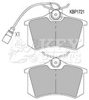 Key Parts Brake Pad Set - KBP1721 fits VW Sharan 2000-