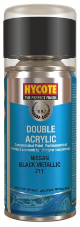 Hycote Double Acrylic Nissan Black Metallic Spray Paint - 150ml