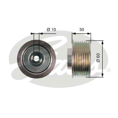 Gates DriveAlign Idler Pulley - T36406