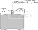 Borg & Beck Brake Pad Set - BBP1421 fits Peugeot 405 96-/605 90-