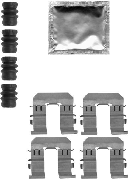 Textar Brake Pad Fitting Kit - 82518100