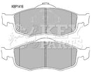 Key Parts Brake Pad Set - KBP1416 fits Ford Mondeo I/II 93-