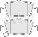 Key Parts Brake Pad Set - KBP2056 fits Toyota Auris 07-