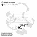 Borg & Beck Turbo Hose Part No -BTH1121