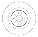 Borg & Beck Brake Disc Single  - BBD5790S fits Merc M Class (W164)ML 7/05-11