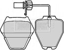 Borg & Beck Front Brake Pad Set - BBP2199 fits VW Passat, Phaeton, Audi A6