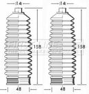 First Line Steering Gaiter Kit  - FSG3213 fits Vauxhall, Opel Vectra