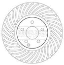 Borg & Beck Brake Disc Single  - BBD5812S fits Mercedes C-Class W204,S207 07-