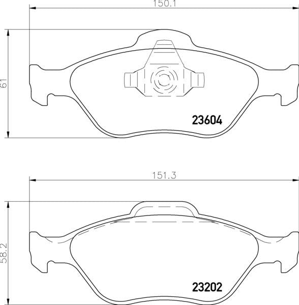 Mintex Brake Pad & Disc Kit fits -Ford Mazda MDK0148 (also fits other vehicles)