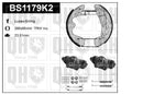 Quinton Hazell Bosch Brake Shoe Kit  -BS1179K2