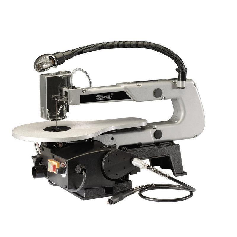 Variable Speed Scroll Saw with Flexible Drive Shaft and Worklight - 405mm - 90W