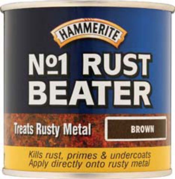 Hammerite 418 No.1 Rust Beater Dark Brown Paint - 250ml