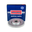 Borg & Beck Brake Disc Single  - BBD5761S fits Volvo XC90 02-