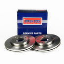 Borg & Beck Brake Disc Pair  - BBD4652 fits Kia Sedona I 99-03