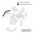 Borg & Beck Emission Hose Part No -BTH1007
